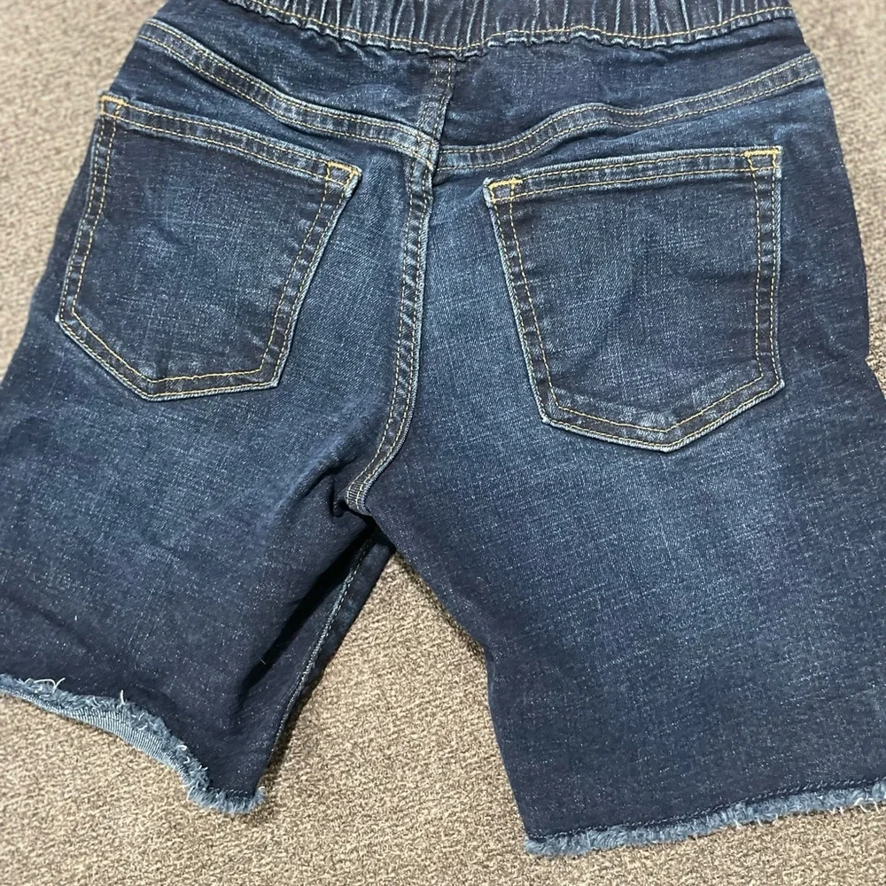 Old Navy Bottoms | Old Navy Slim Built in Tough Boys Denim Shorts Elastic Waist